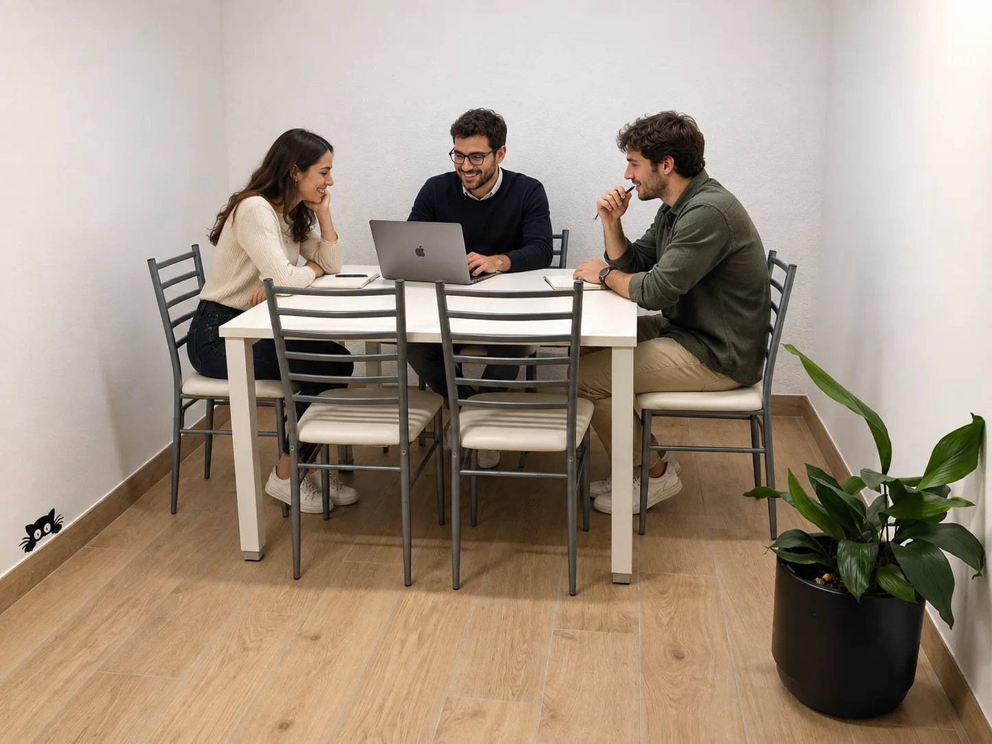 Sala de reuniones abierta